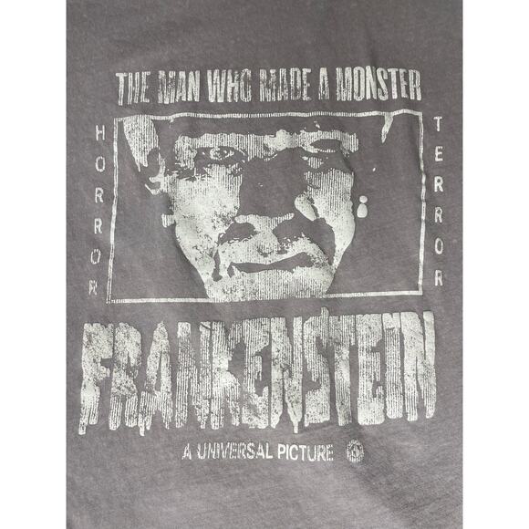 Frankenstein Universal Monsters Gray Cotton On Tee Small - Picture 5 of 6